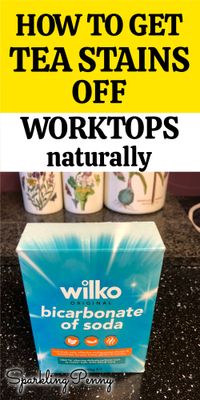 How To Get Tea Stains Off Worktops (naturally)